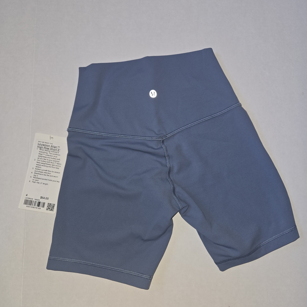 Lululemon Align HR 6" Short Sz 4 - Picture 2 of 5